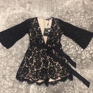 Missguided Lace Romper Sz 6